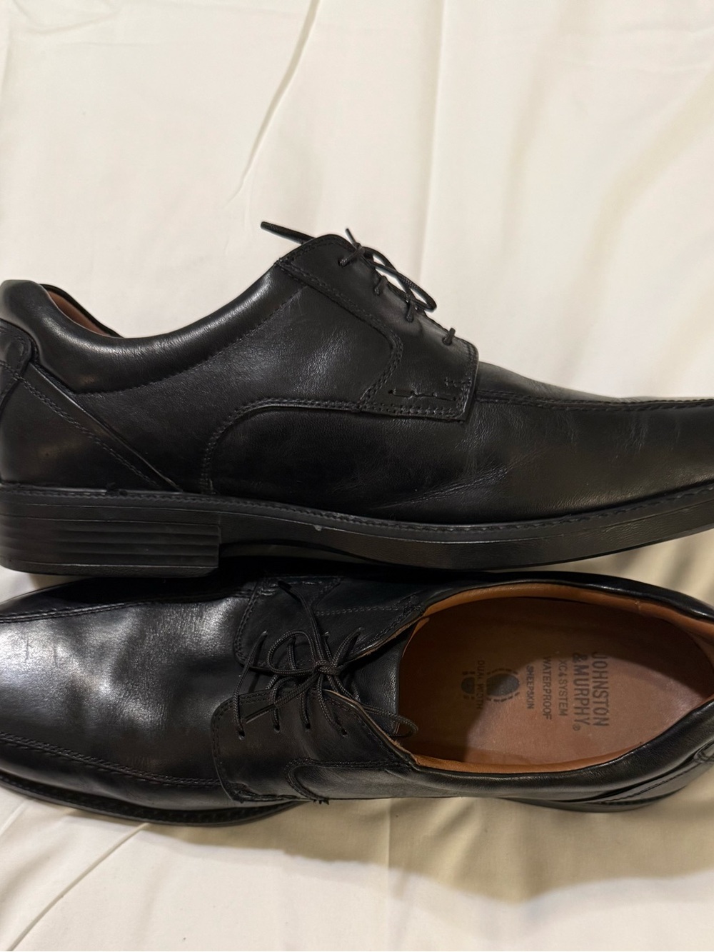 Johnston & Murphy Men's XC4 Stanton Run-Off Waterproof Leather Oxford Shoes 10.5 - Picture 4 of 11
